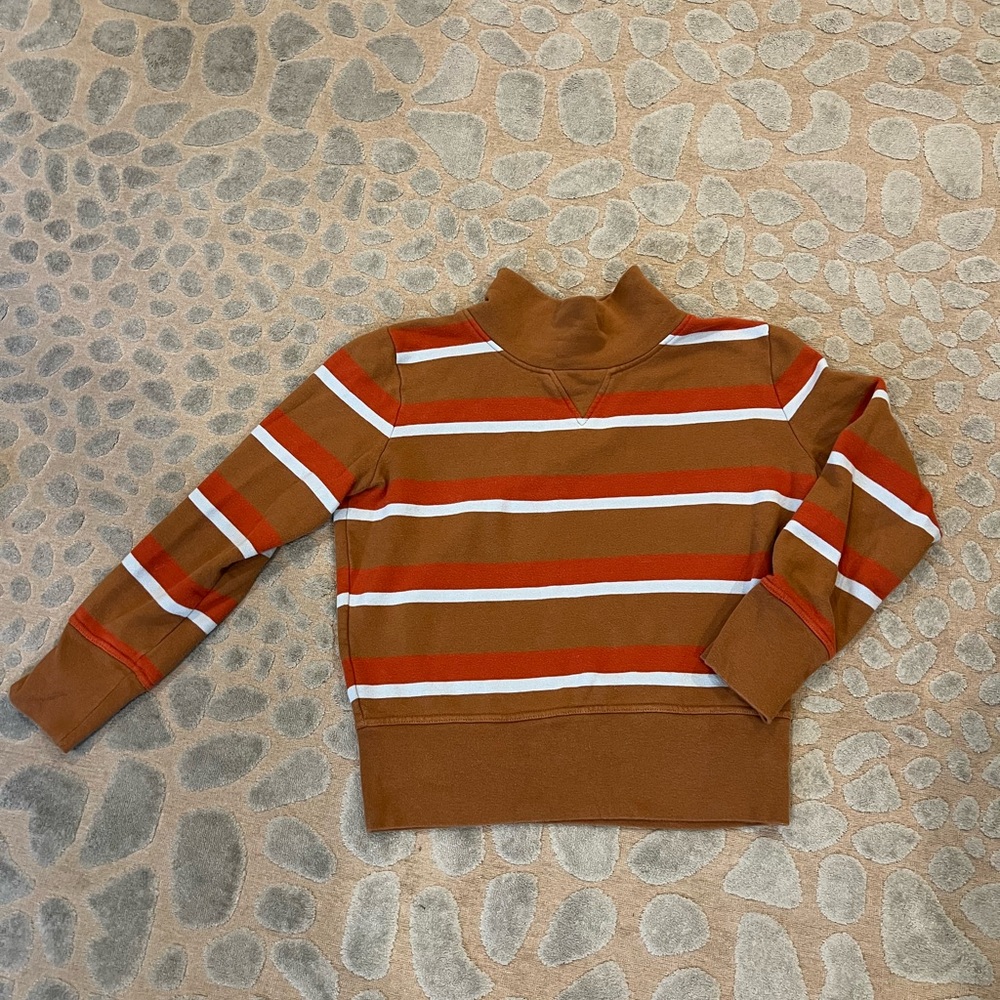 Brown, Red & Light Aqua Madewell Sweatshirt
